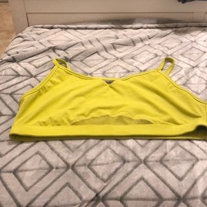 Fabletics Yellow Sports Bra 3x